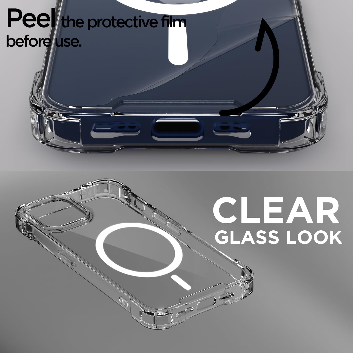 Pikkme iPhone 12 Mini MagSafe transparent mag-safe mobile cover – photo 3