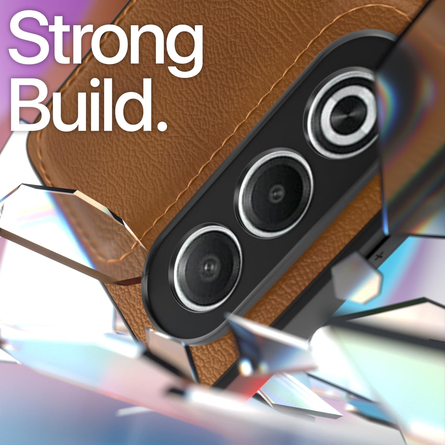 Pikkme Oppo K12x 5G Leatherback Back Case | Brown