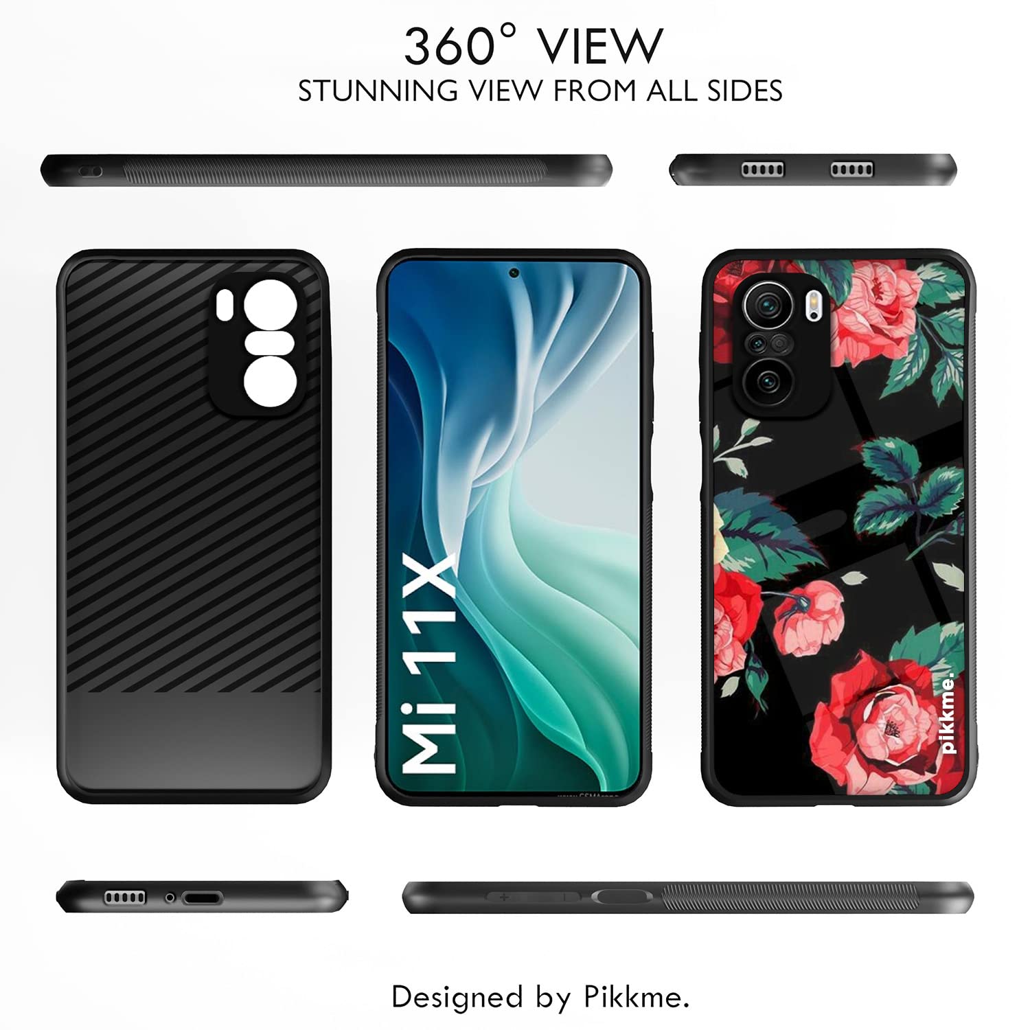 Mi 11X/11X Pro Flower phone cover by Pikkme – photo 2