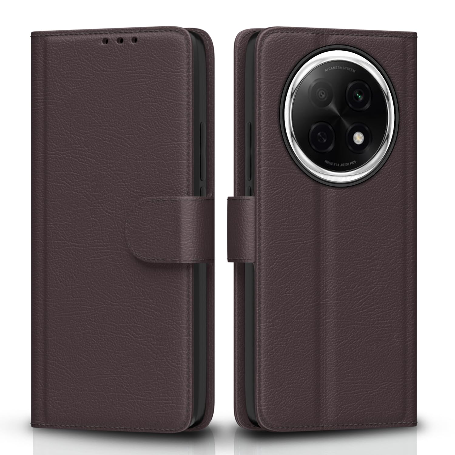 Pikkme Oppo F29 Pro 5G Vintage Flip Cover - Coffee