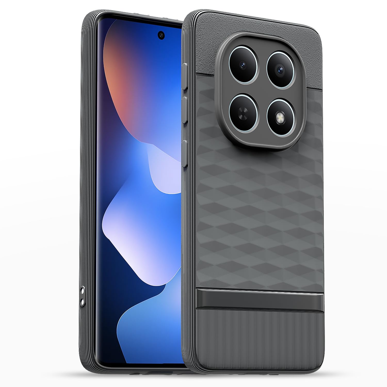 Pikkme Redmi Note 15 5G grey phone cover