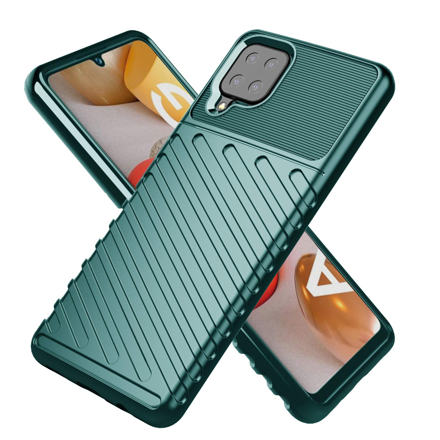 Samsung F62 phone cover in green by Pikkme