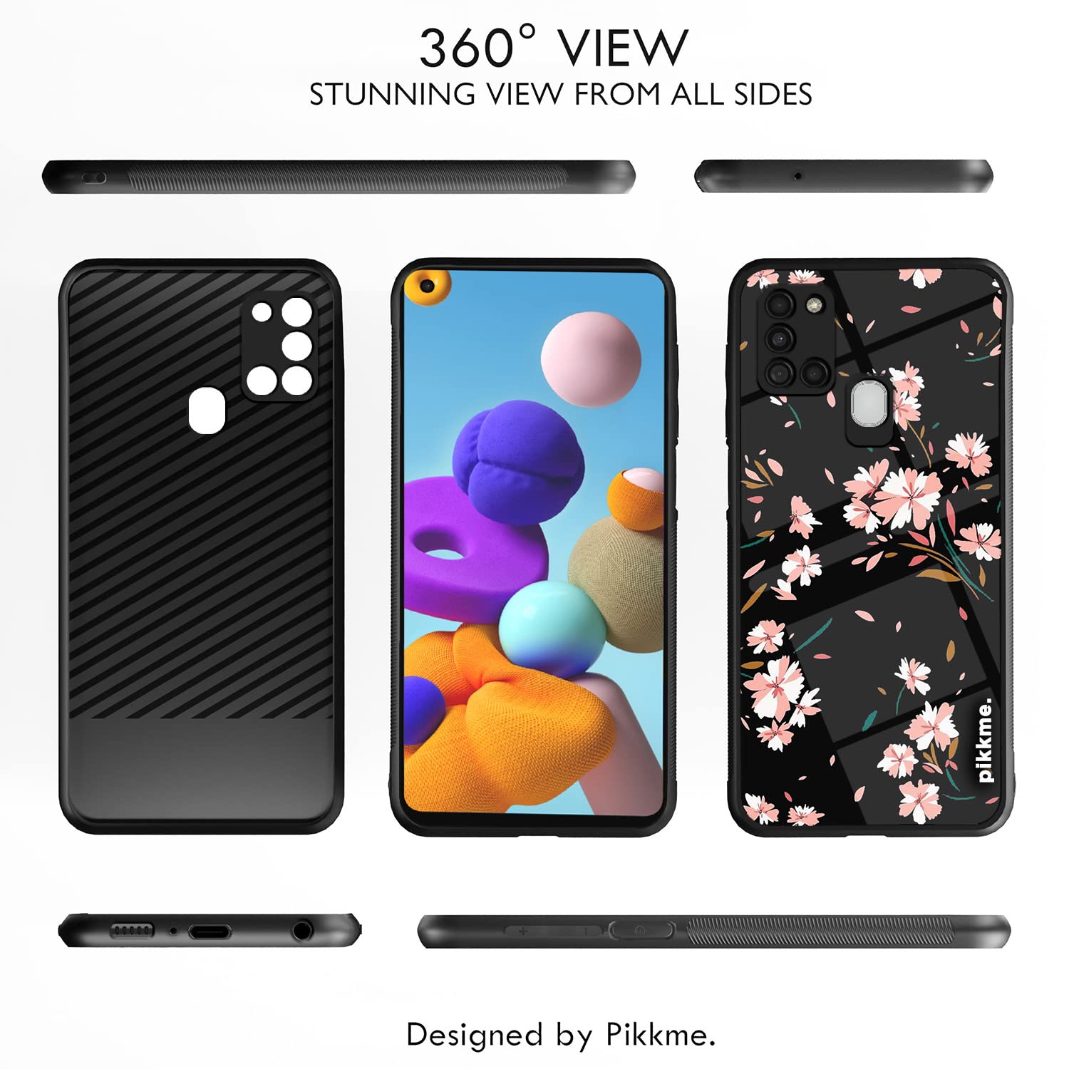Samsung A21s Flower phone cover by Pikkme – photo 2