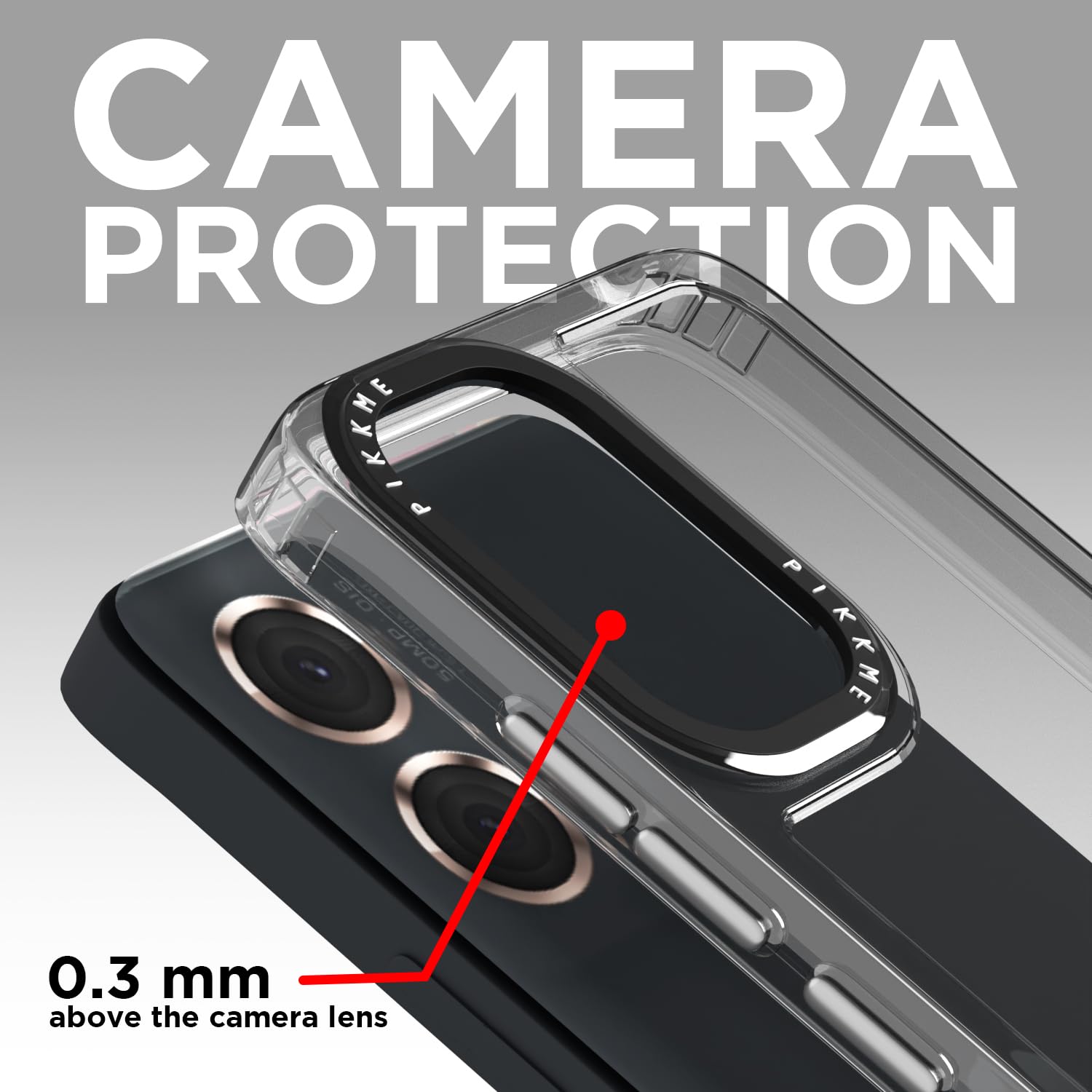 Pikkme transparent Hybrid phone cover for Moto G85 5G – photo 3