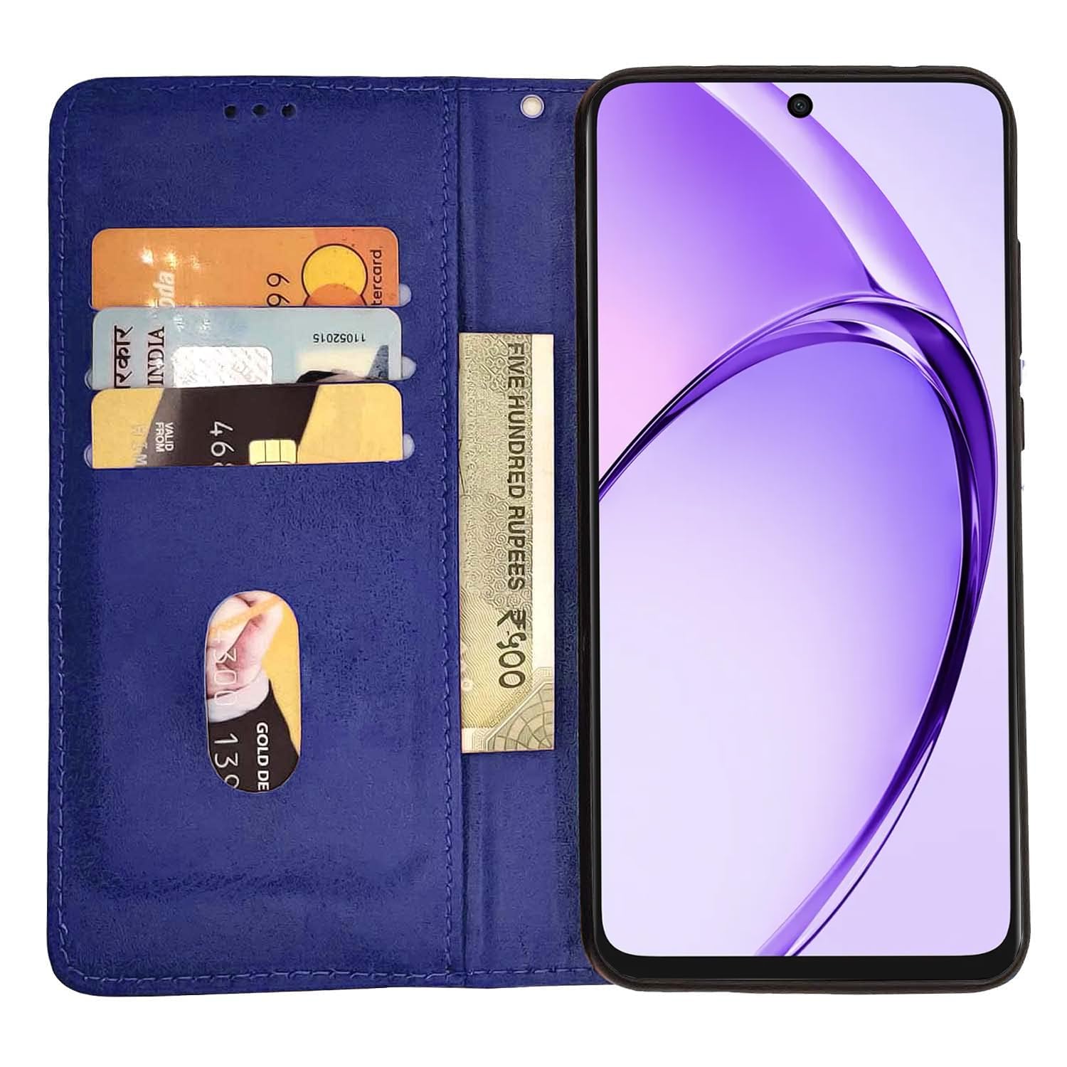 Pikkme Oppo A3x 5G/A3x 4G/A3 5G blue flip case – photo 2