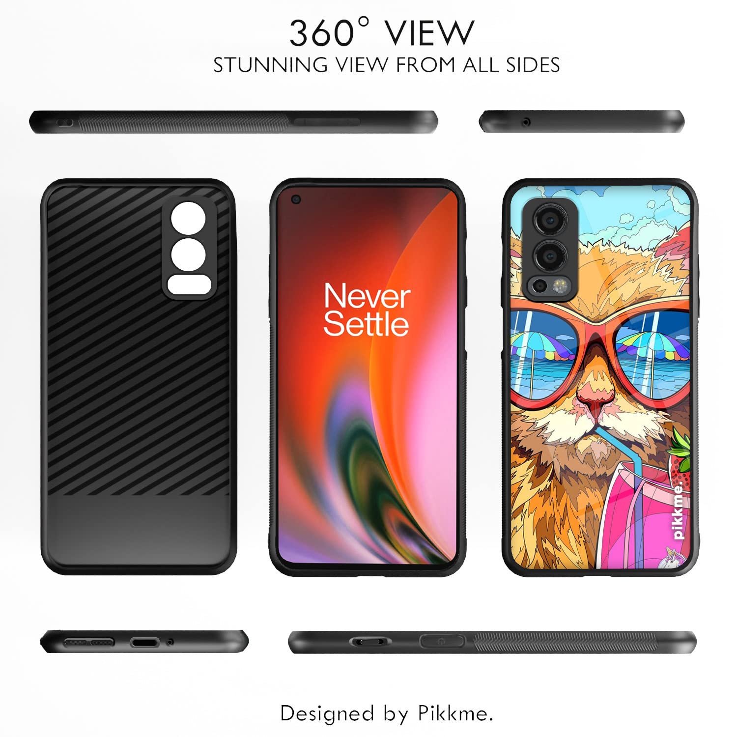 Pikkme OnePlus Nord 2 5G Cat mobile back cover – photo 2
