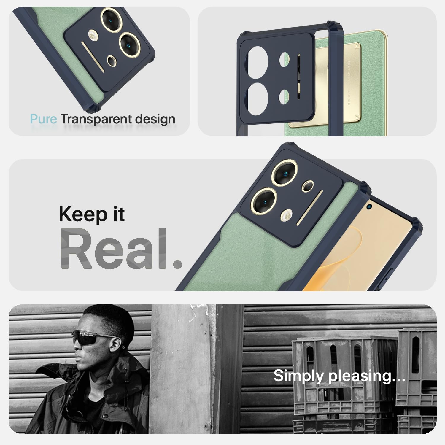 Pikkme blue mobile back cover for Infinix Zero 30 5G – photo 4