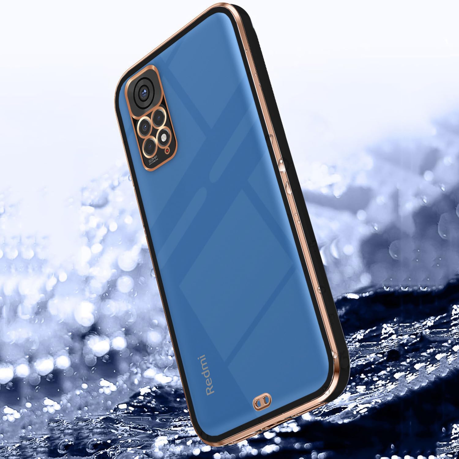 Redmi Note 11/Note 11s Chrome back cover in black by Pikkme – photo 4
