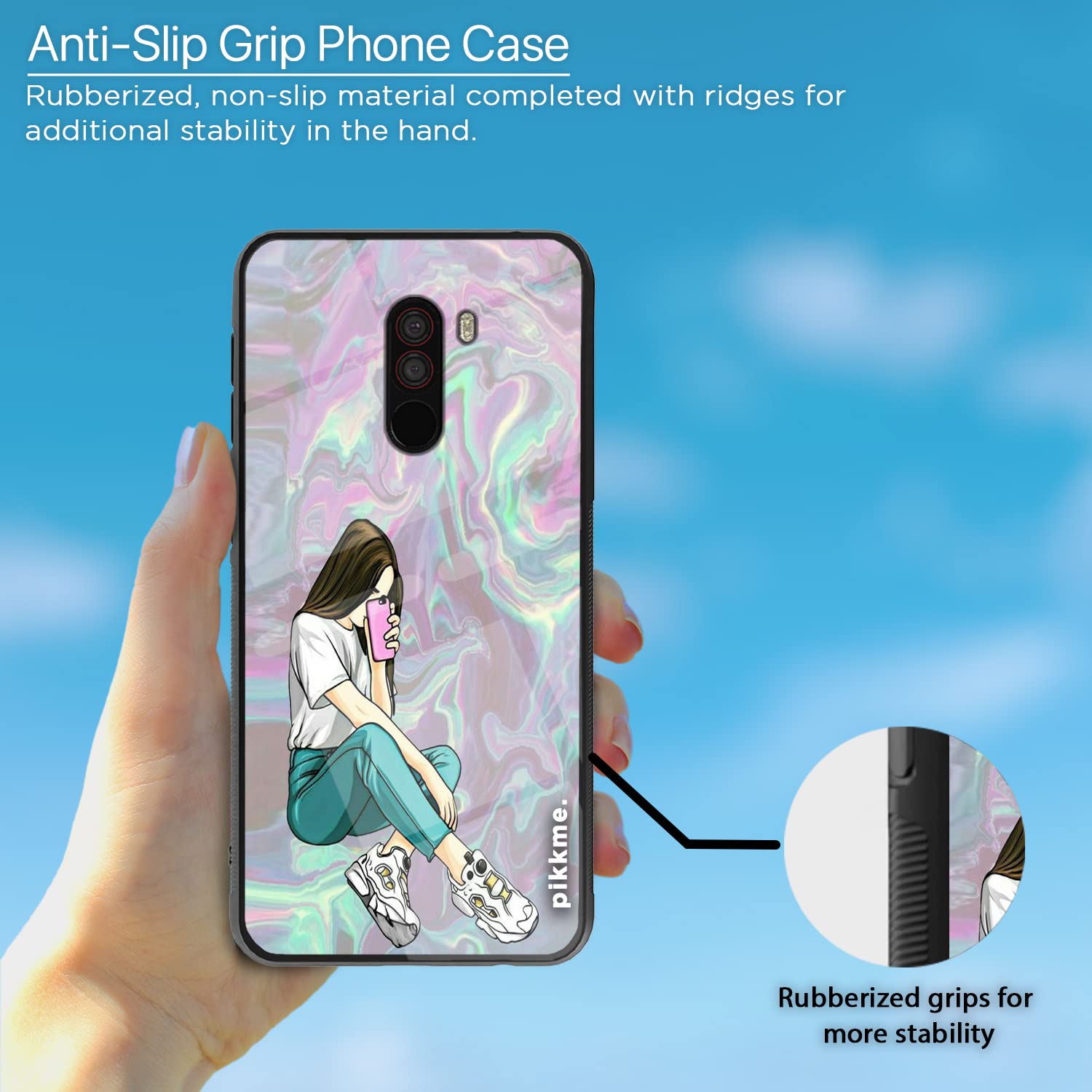 Pikkme Hybrid mobile back cover for Poco F1 – photo 5