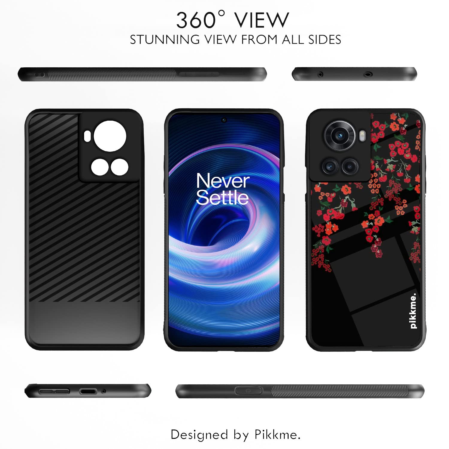 Pikkme OnePlus 10R Flower mobile cover – photo 2