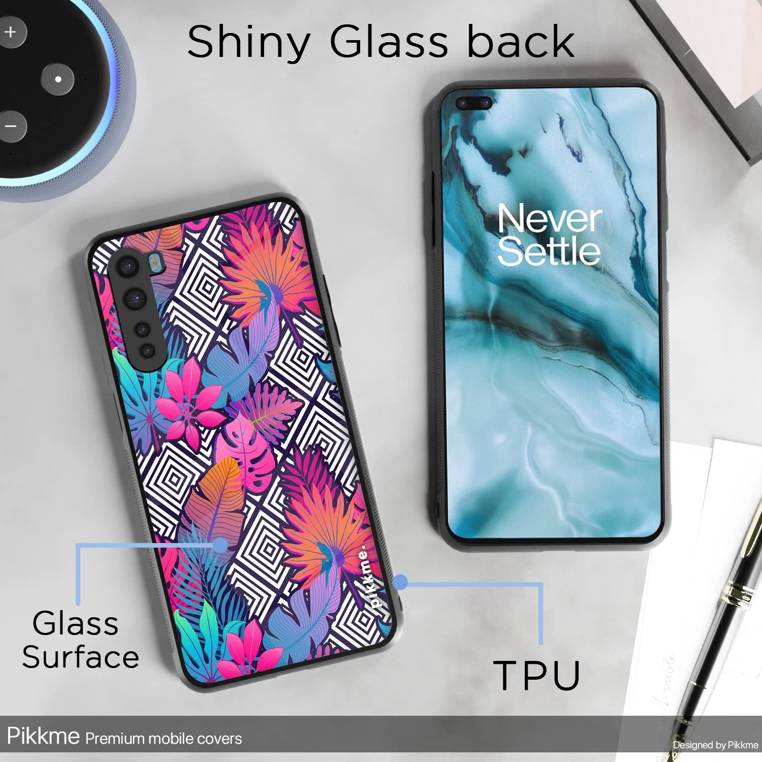 Pikkme Flower mobile back cover for OnePlus Nord – photo 3