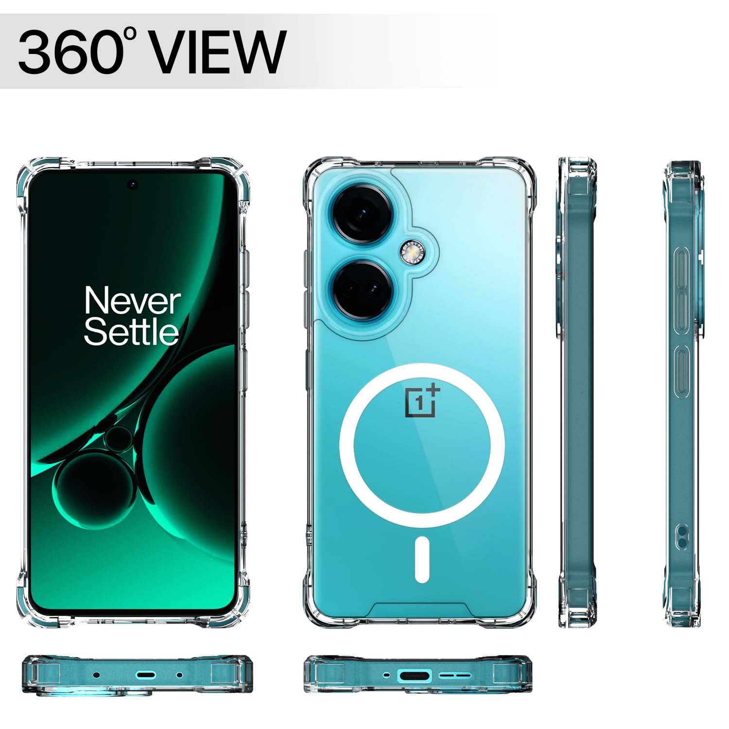 Pikkme OnePlus Nord CE 3 5G MagSafe transparent mag-safe mobile cover – photo 7