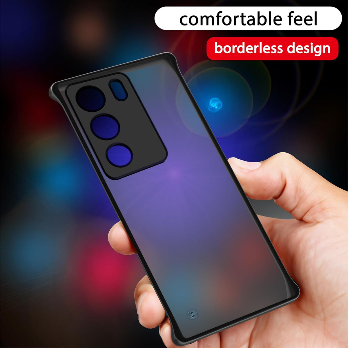 Black mobile back cover for Vivo V29/V29 Pro 5G – Pikkme – photo 5