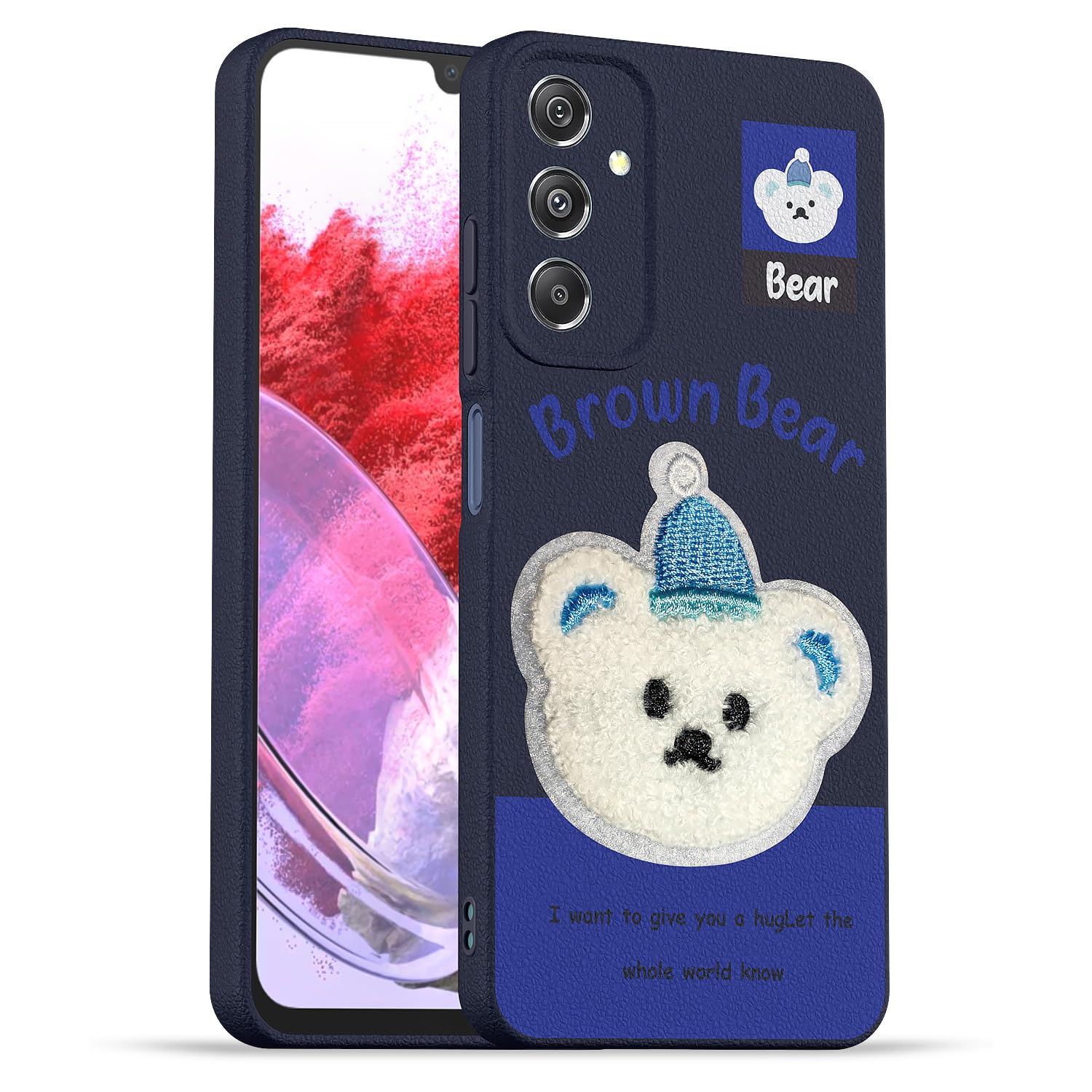 Pikkme Samsung M34 5G blue mobile back cover