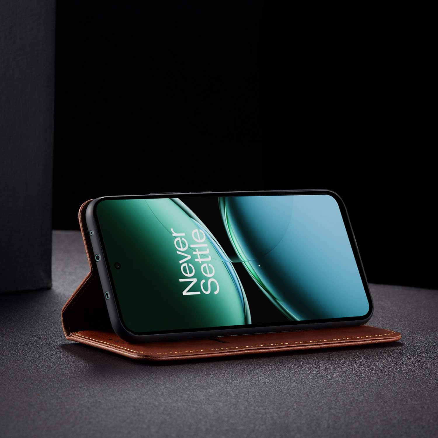 Pikkme OnePlus Nord 4 5G Magnetic Flip Cover (Brown)