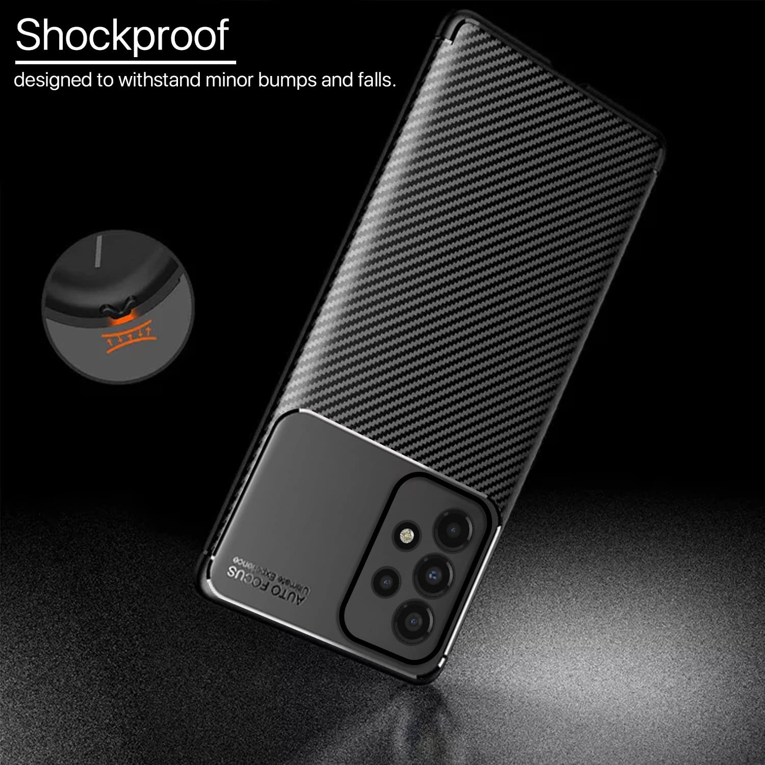 Black phone cover for Samsung A13 4G – Pikkme – photo 4