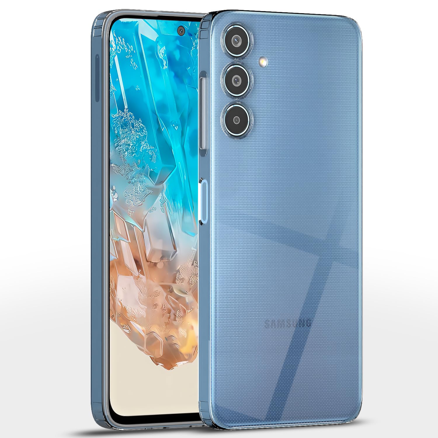 Pikkme Samsung M35 5G transparent back cover