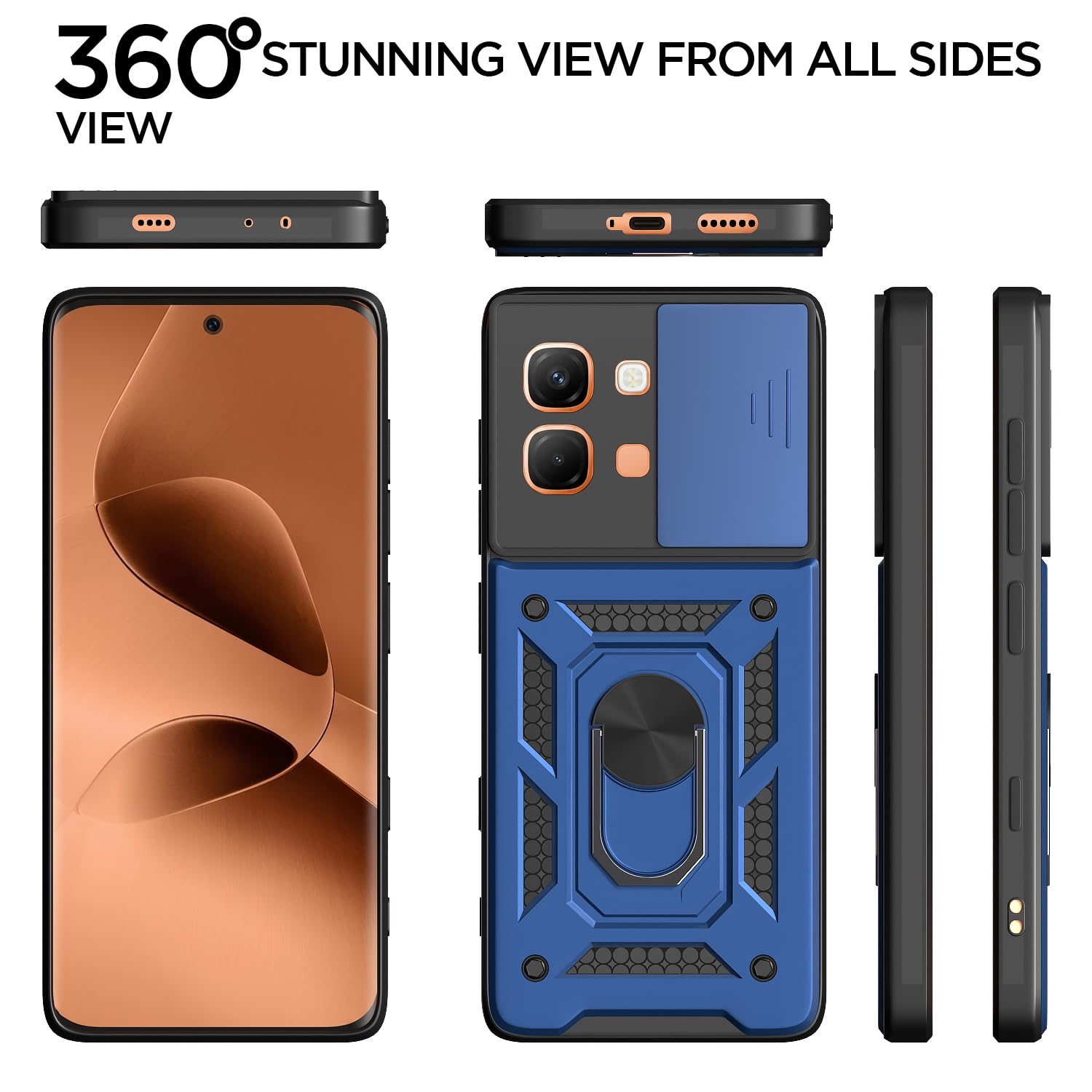 Blue back cover for Infinix Note Edge 5G/360 – Pikkme – photo 5