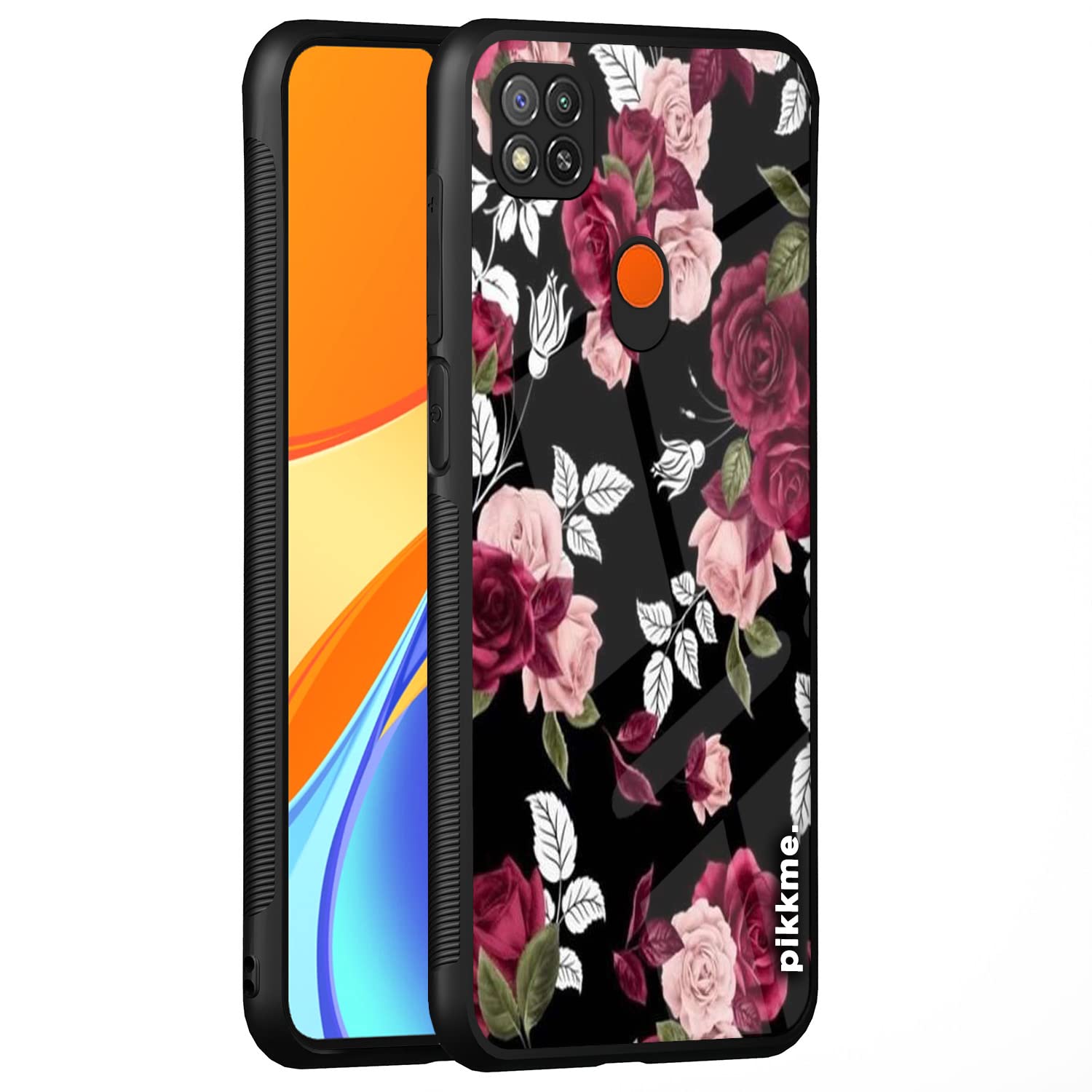 Pikkme Flower mobile cover for Redmi 10A/9, Poco C31