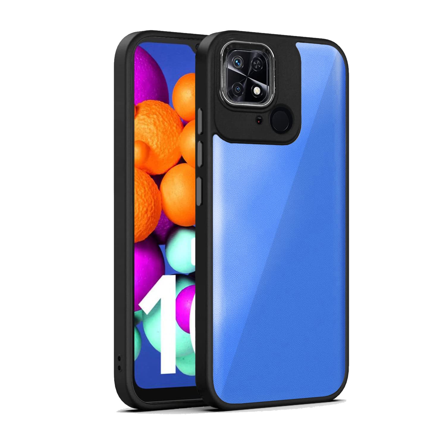 Redmi 10/10 Power Chrome phone cover in black by Pikkme
