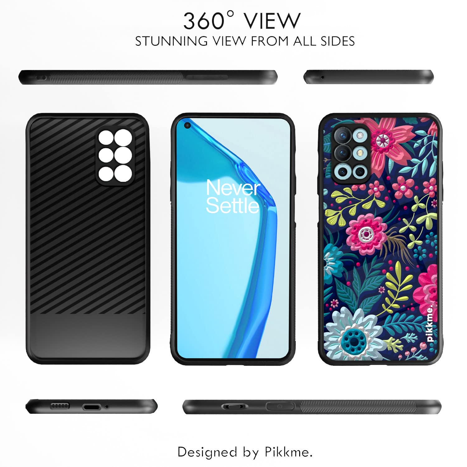 Pikkme Flower mobile cover for OnePlus 8T – photo 2