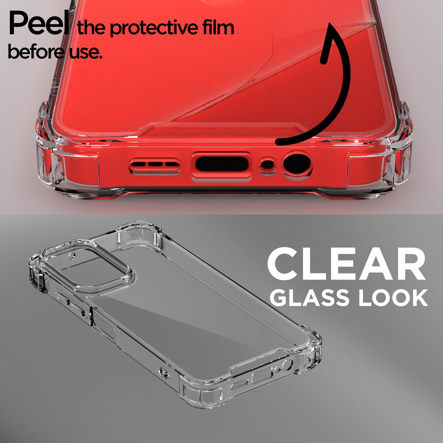Pikkme Moto G35 5G transparent mobile back cover – photo 3