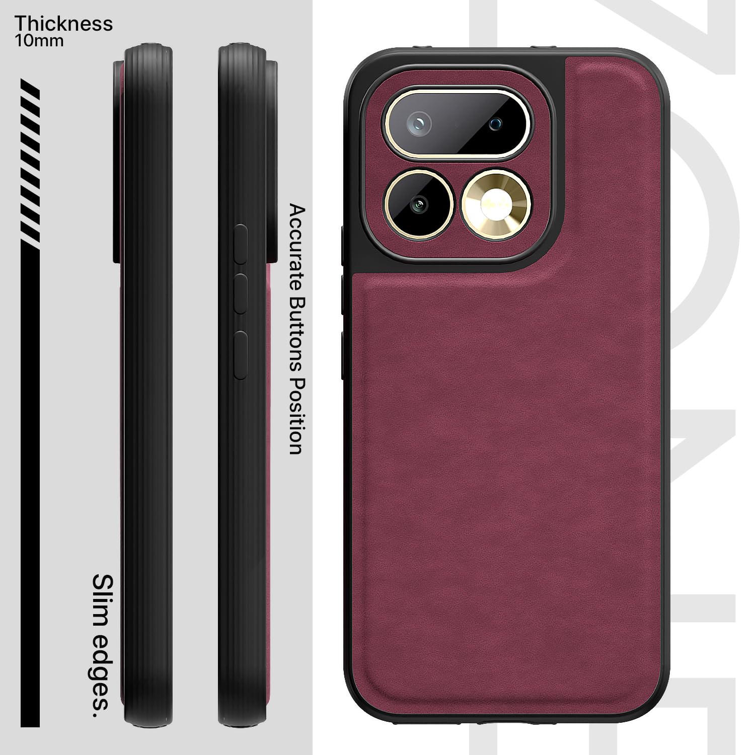 Pikkme purple mobile back cover for Realme 16 Pro 5G – photo 3