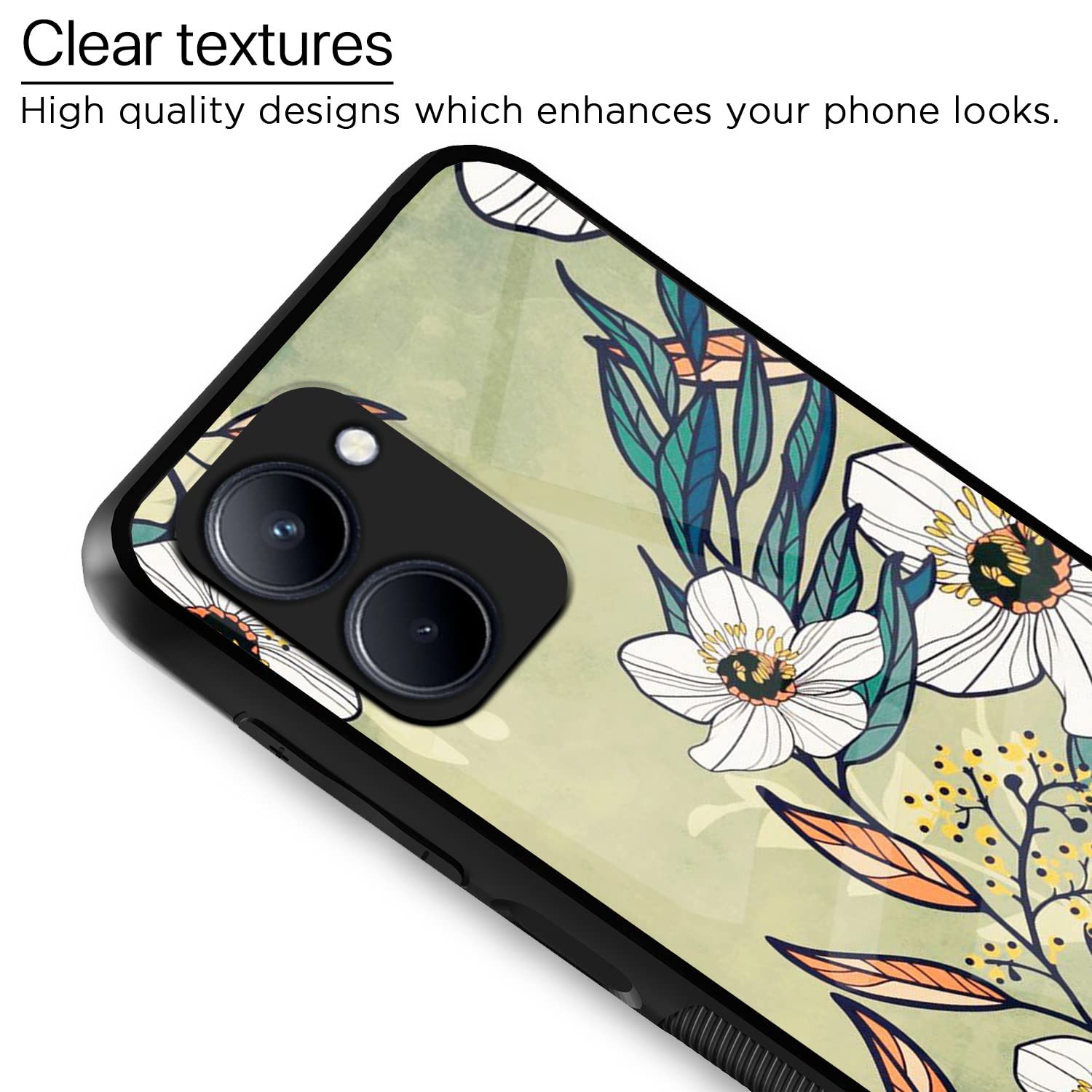 Realme C33 Flower mobile back cover by Pikkme – photo 4
