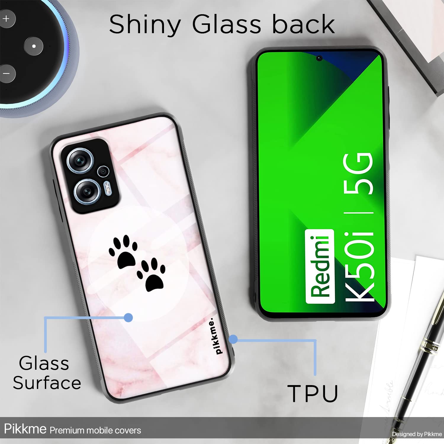 Pikkme Redmi K50i 5G Hybrid mobile back cover – photo 3