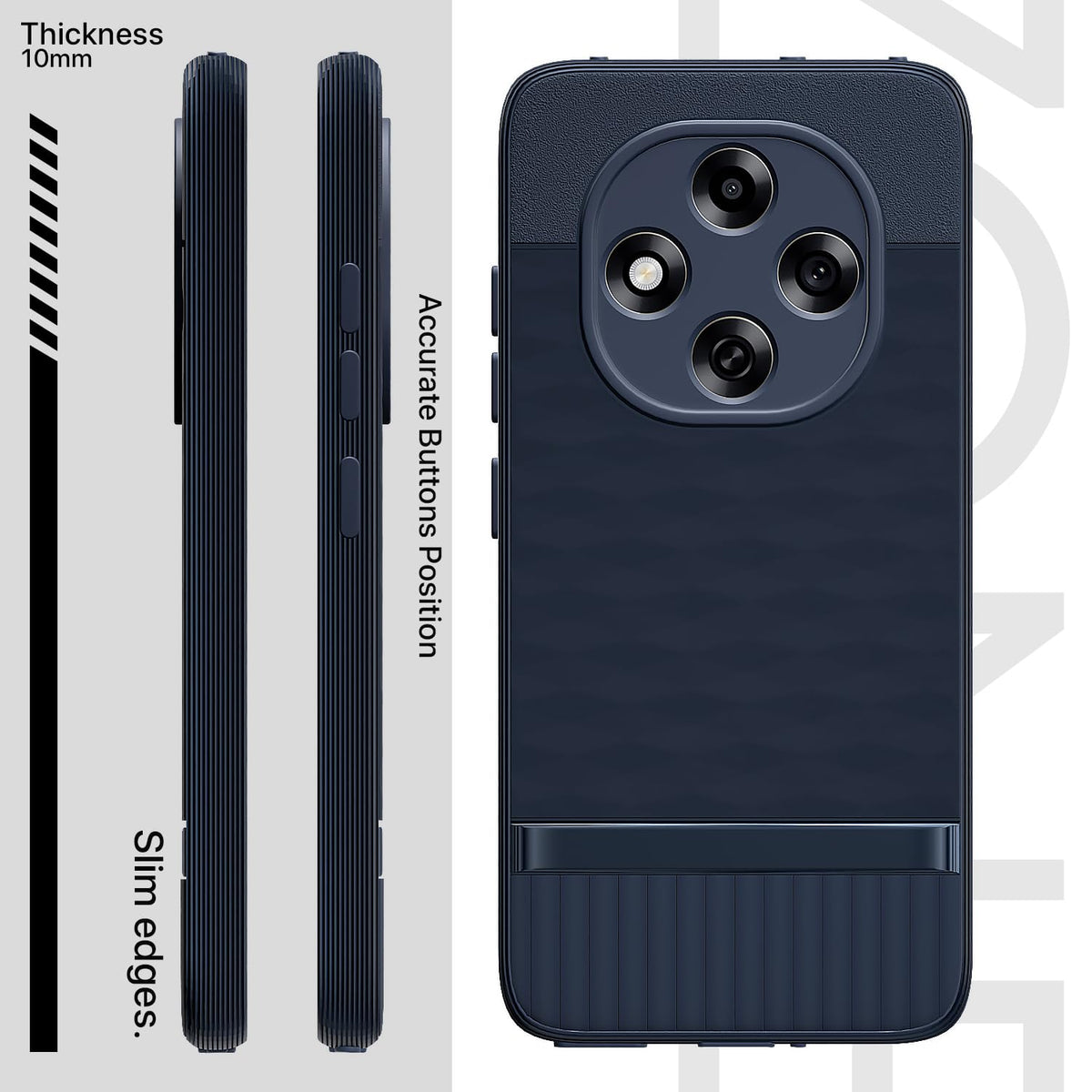 Pikkme blue Silicone phone cover for Oppo F31 Pro 5G – photo 3