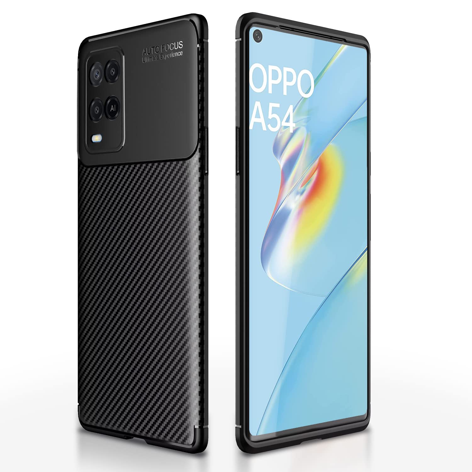 Pikkme Oppo A54 Carbon black mobile back cover
