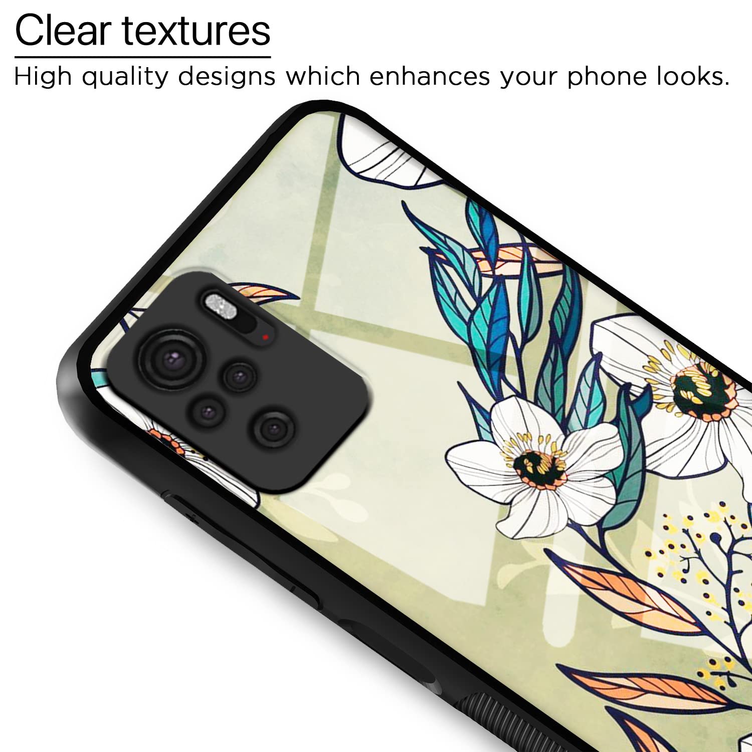 Redmi Note 10/Note 10s Flower back cover by Pikkme – photo 4