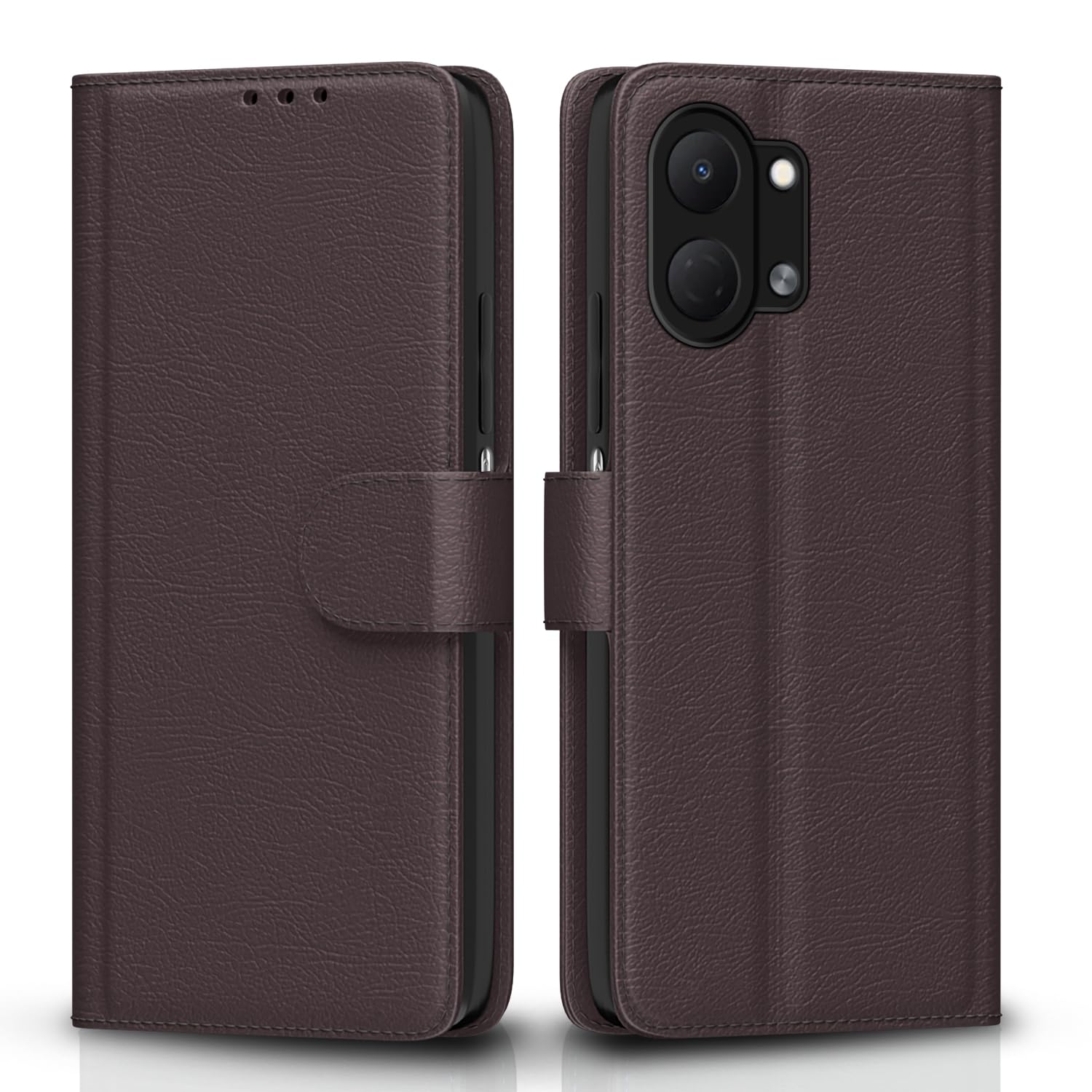 Tecno Spark Go 3 Wallet flip case in coffee by Pikkme