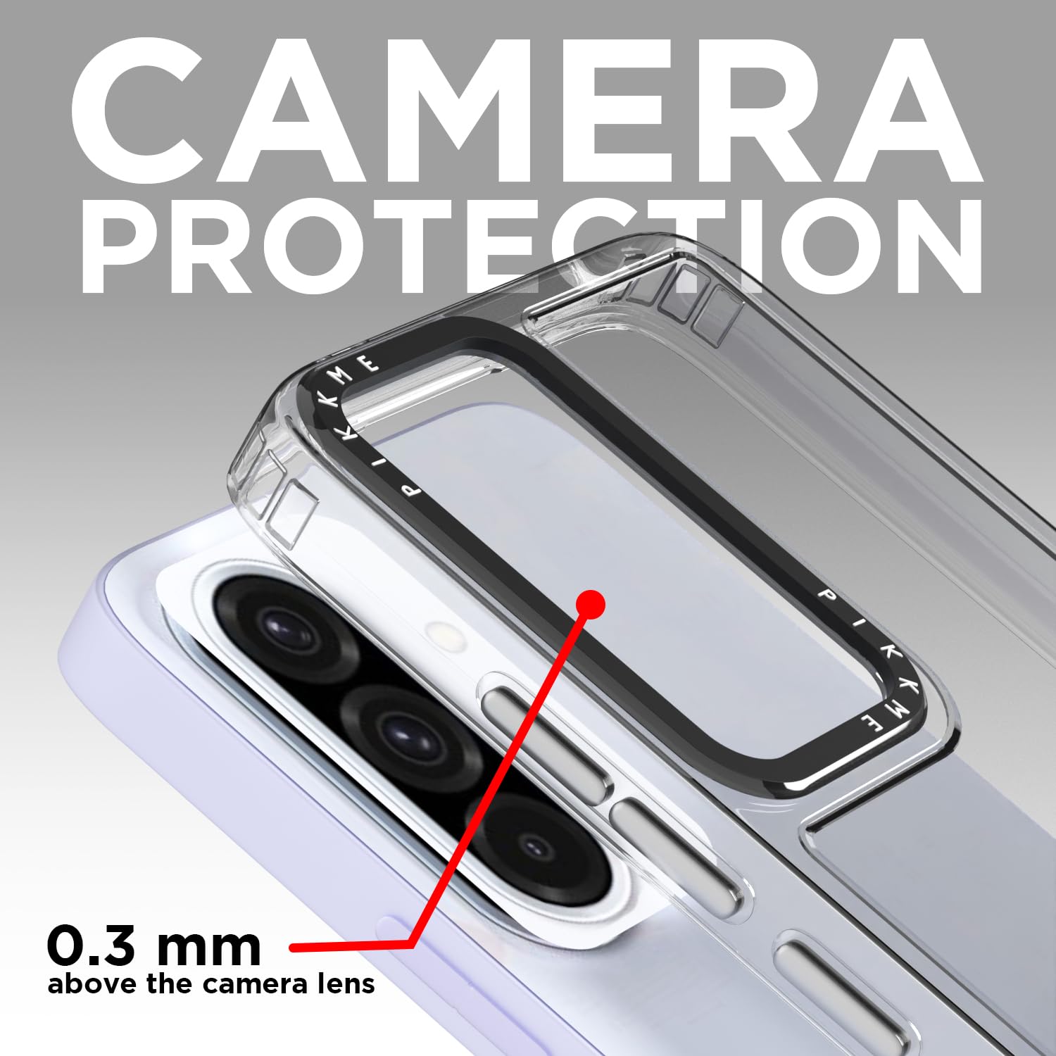 Pikkme Samsung A36 5G Hybrid transparent mobile back cover – photo 3