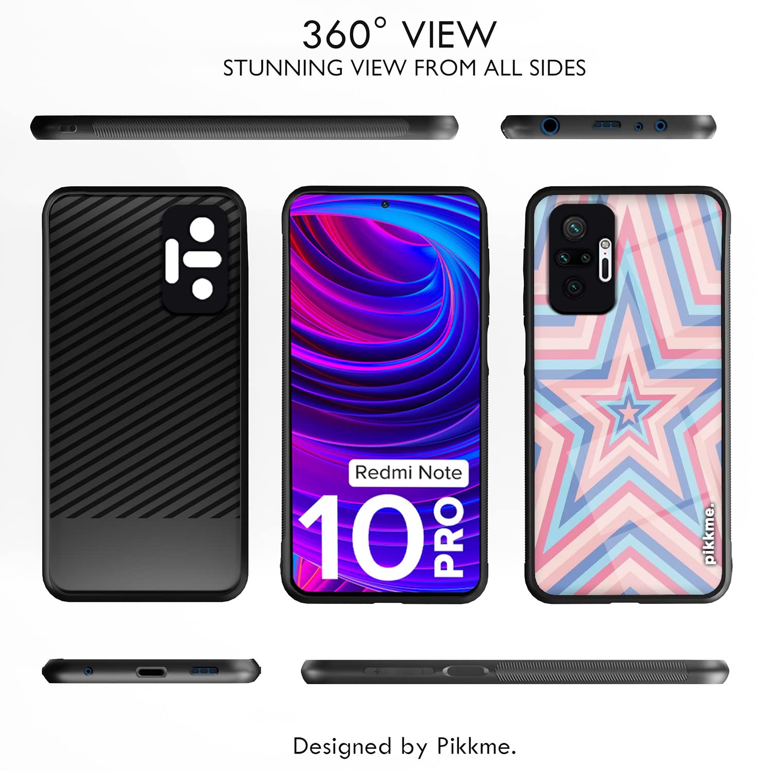 Redmi Note 10 Pro/Note 10 Pro Max Hybrid phone cover by Pikkme – photo 2