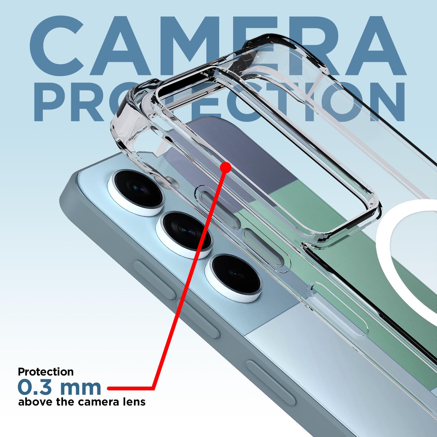 Pikkme transparent mag-safe mobile cover for Realme P4 Lite 5G – photo 5