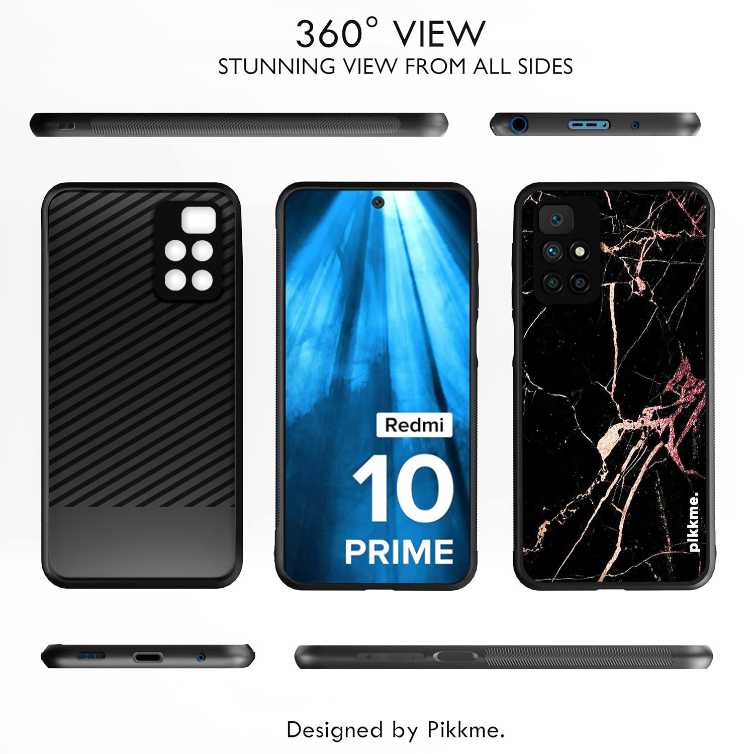 Pikkme Hybrid mobile back cover for Redmi 10 Prime – photo 2