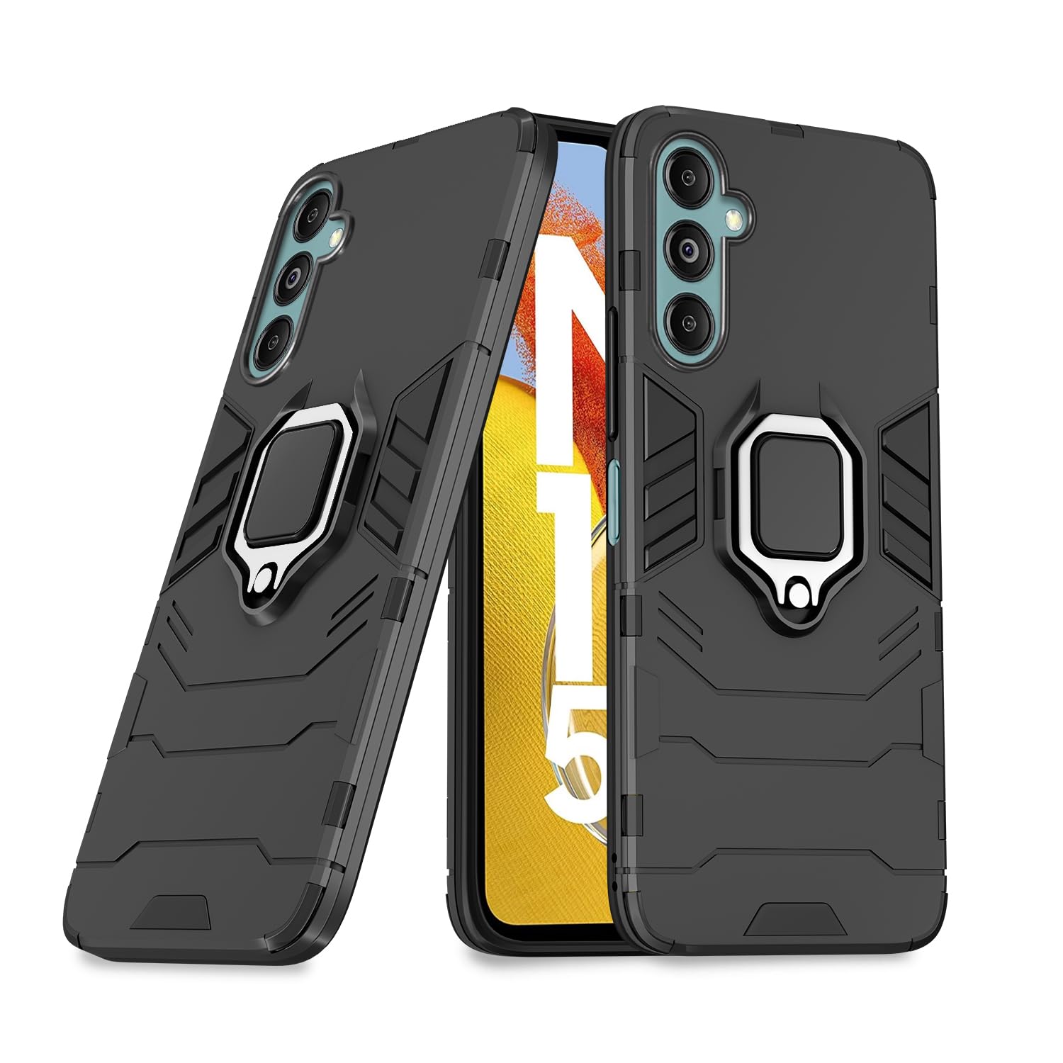 Samsung Galaxy M14 5G D5 Tough Armor Back Cover - Black