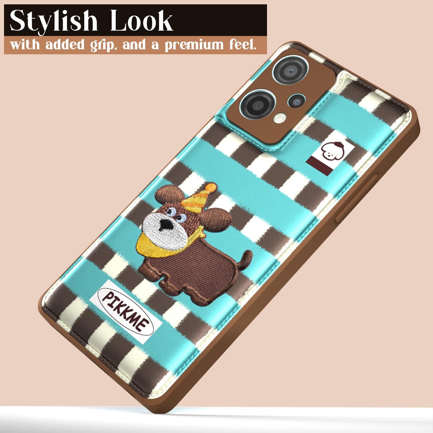 Pikkme OnePlus Nord Ce 2 Lite 5G Cute Girlish Dog Series Back Cover (Design2)