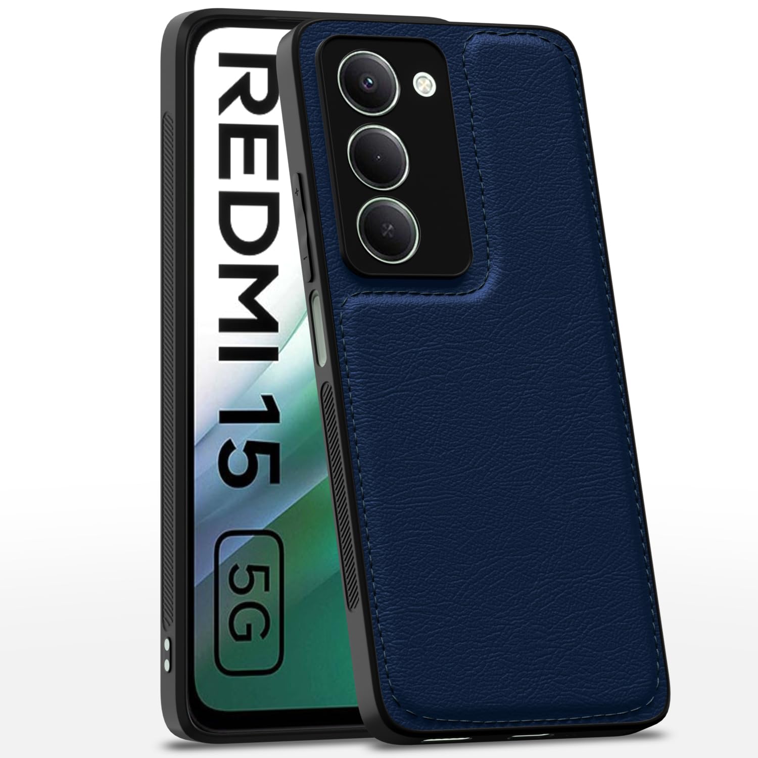 Pikkme Redmi 15 5G blue back cover