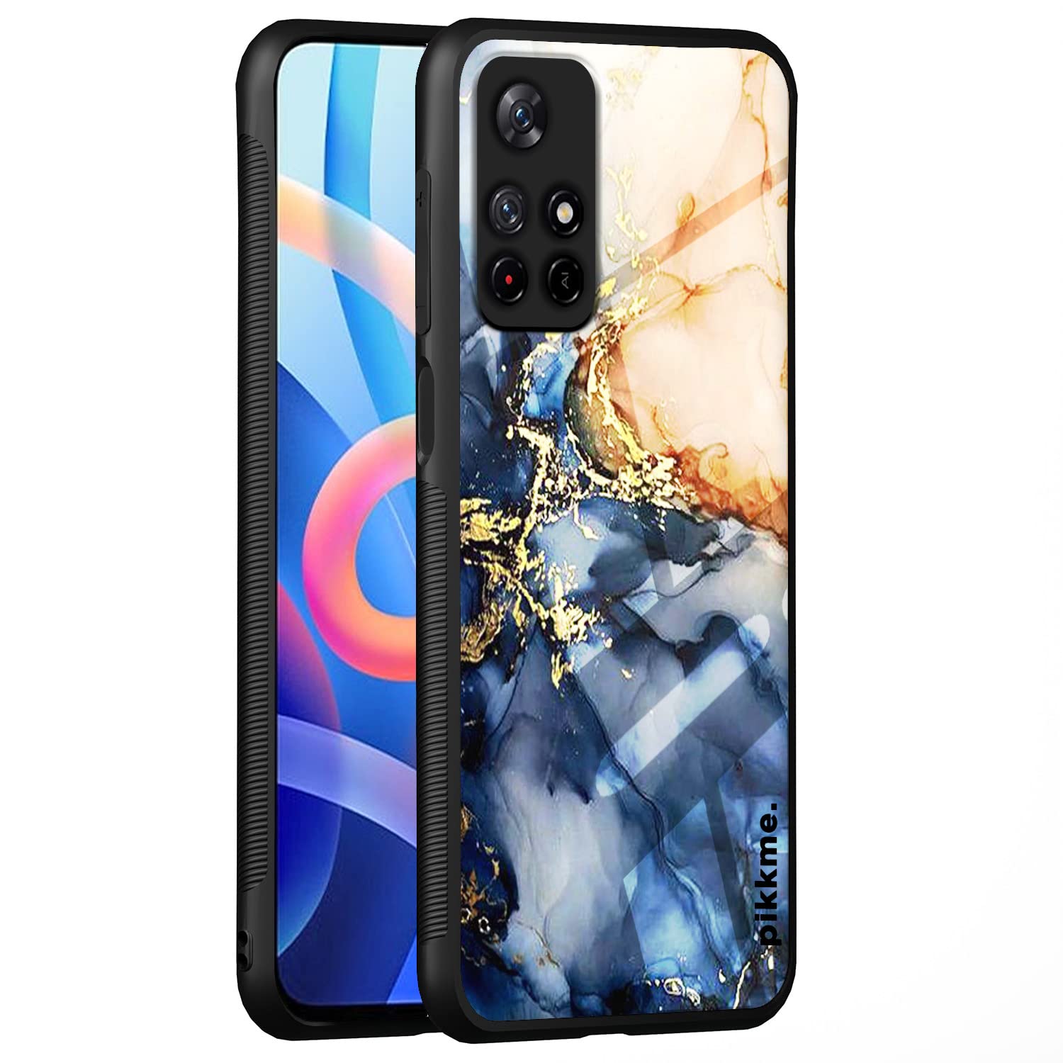 Pikkme Redmi Note 11T/Poco M4 Pro 5G Hybrid mobile back cover
