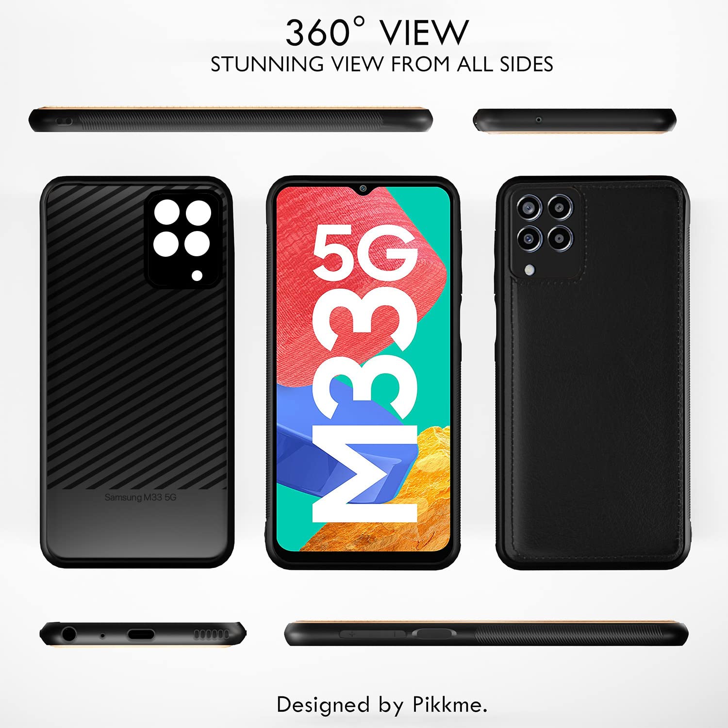 Samsung M33 5G back cover in black by Pikkme – photo 2