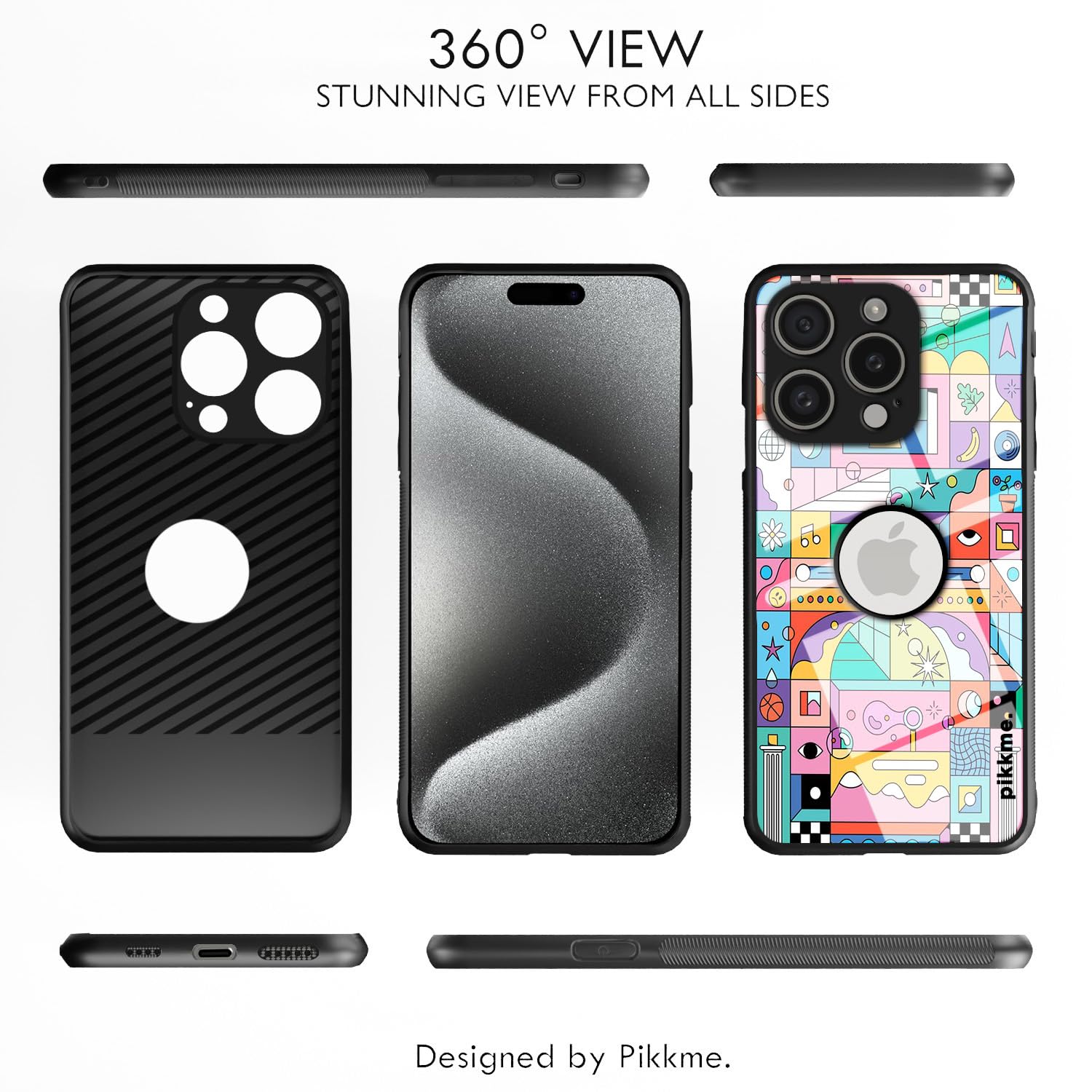 Pikkme Hybrid phone cover for iPhone 15 Pro