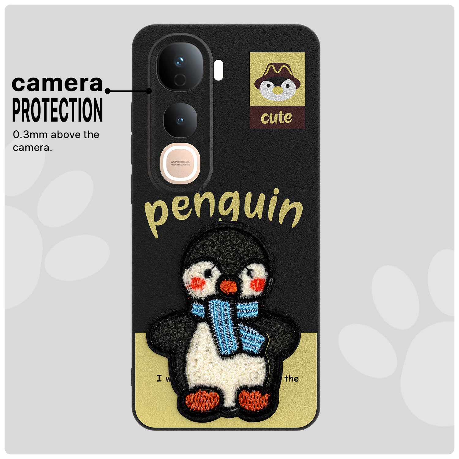 Pikkme black mobile cover for Vivo Y400 Pro 5G – photo 6