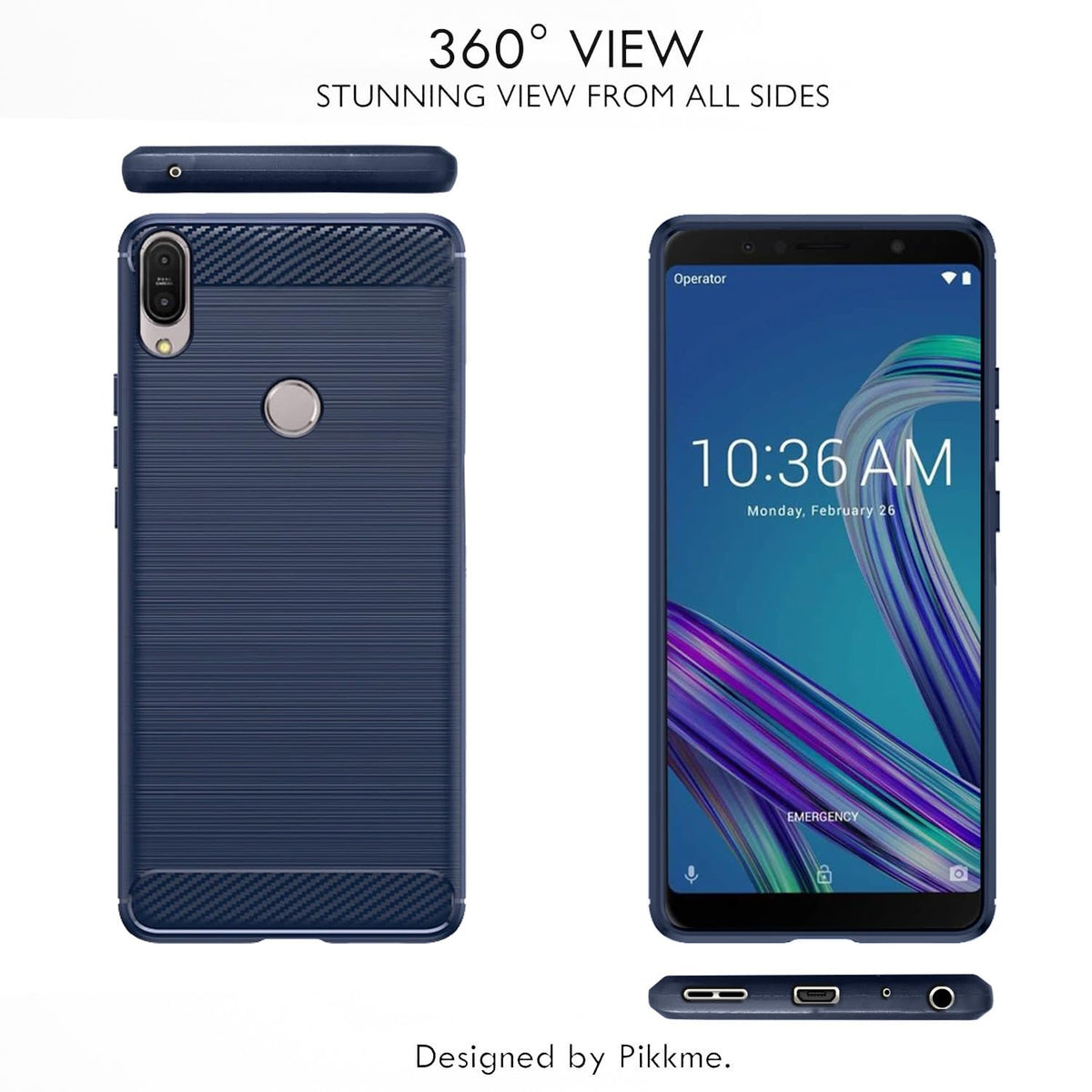Blue phone cover for Asus – Pikkme – photo 3