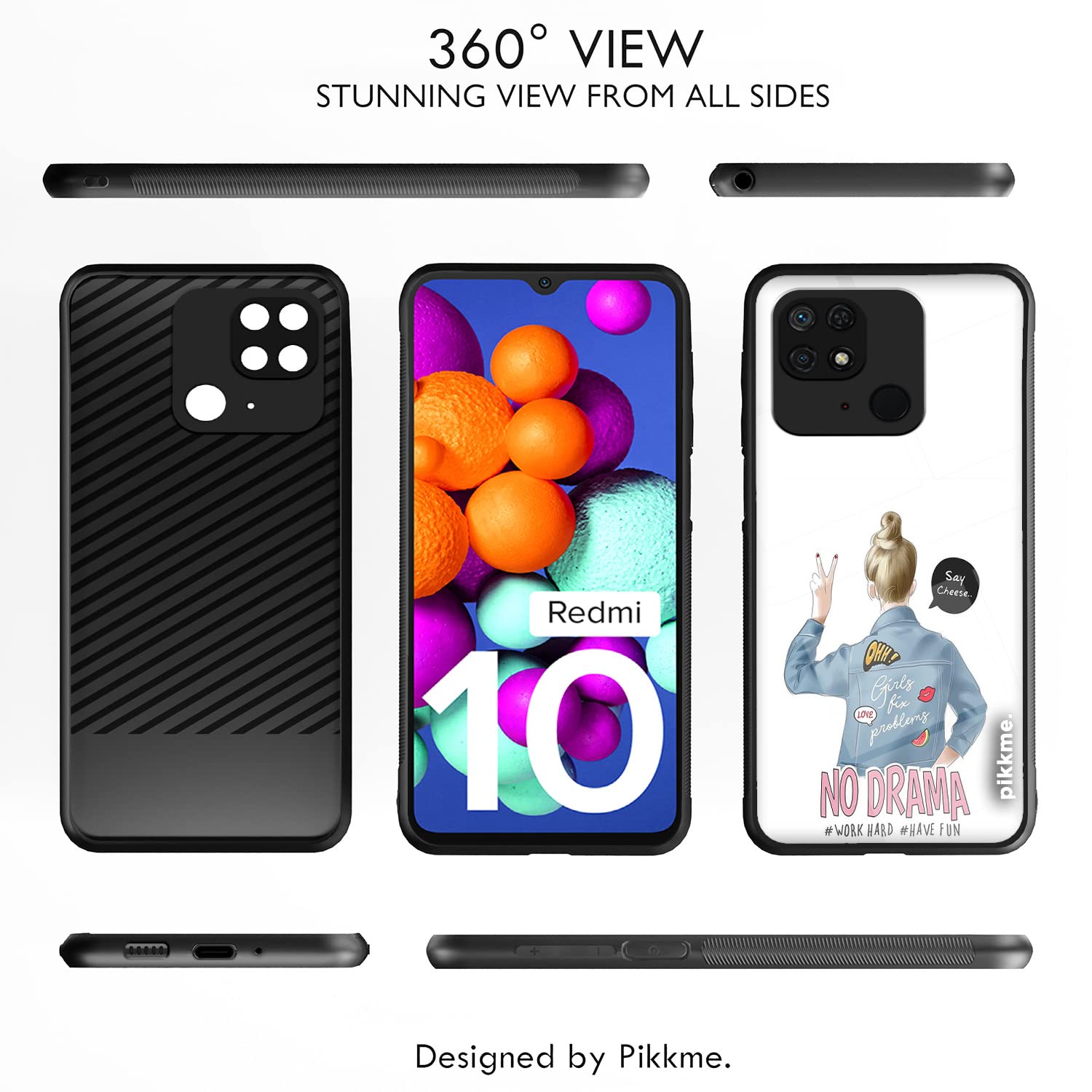 Redmi 10/10 Power Hybrid mobile back cover by Pikkme – photo 2