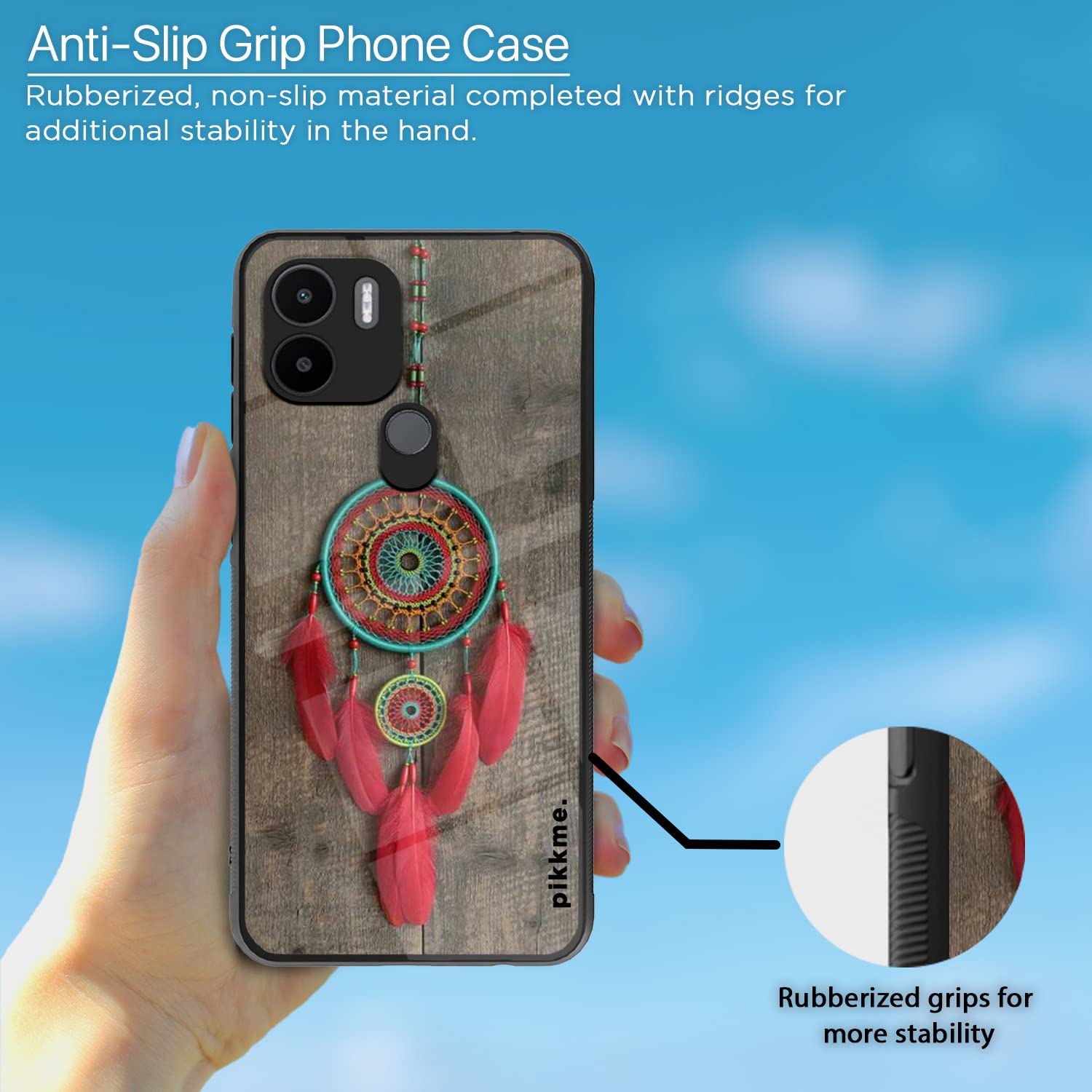 Pikkme Redmi A1 Plus/A2 Plus/Poco C50 Flower phone cover – photo 4