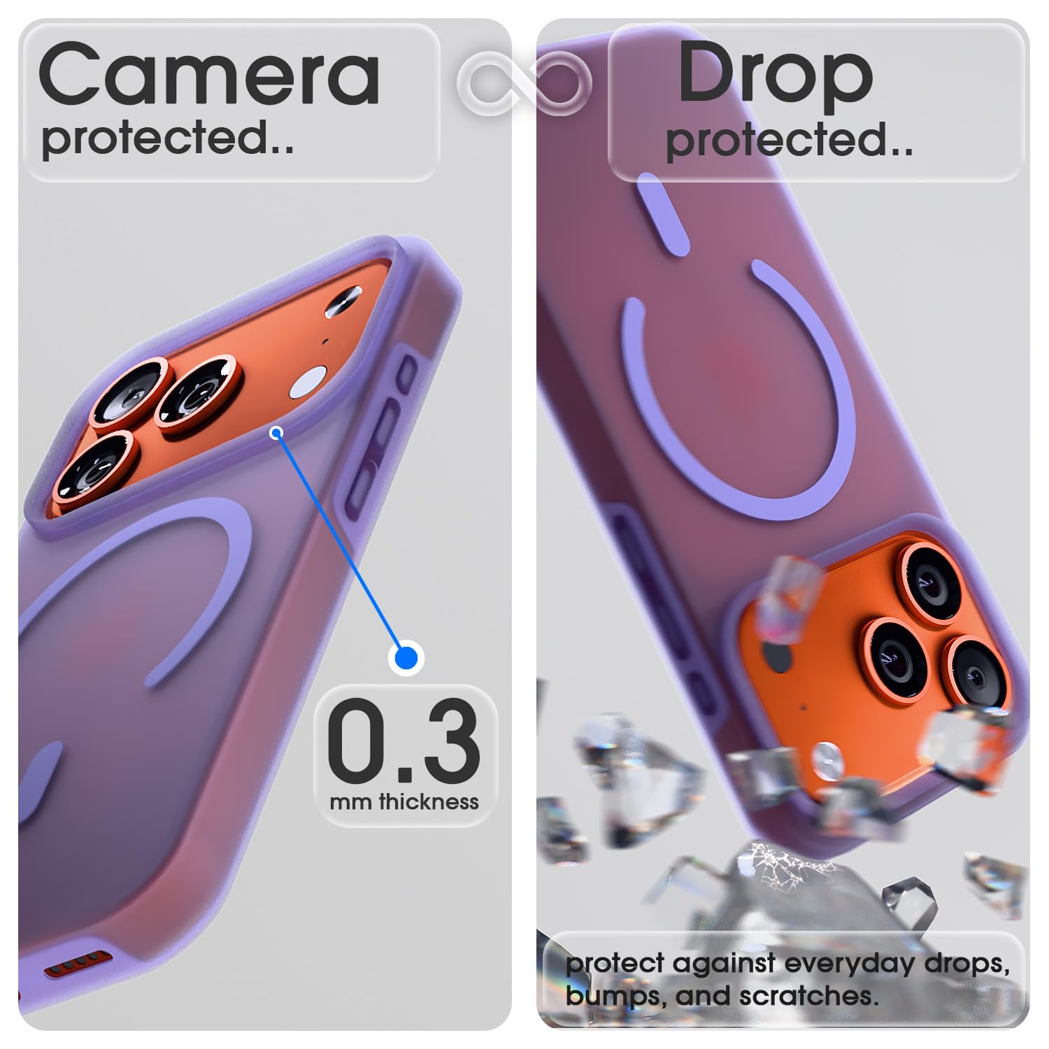 Pikkme iPhone 17 Pro light purple back cover – photo 6