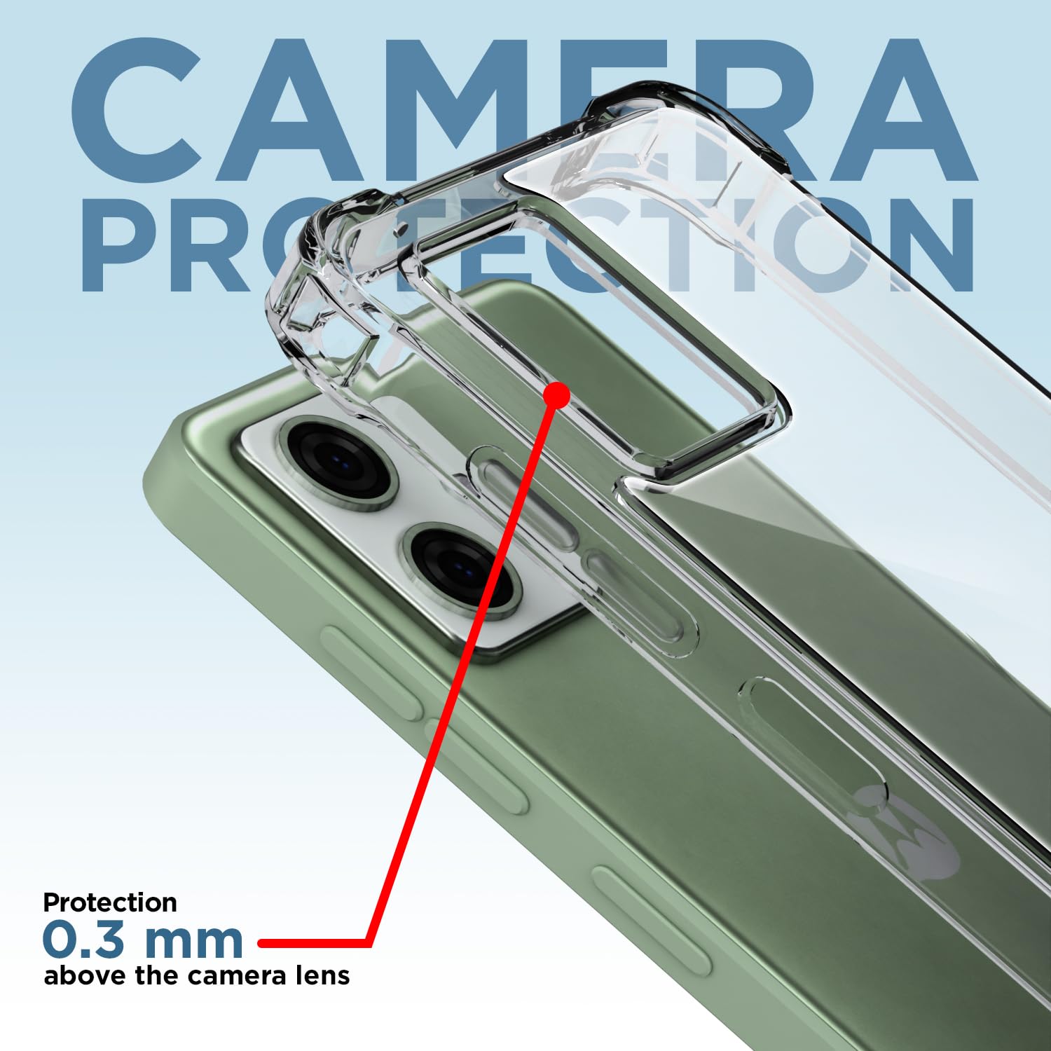 Moto G54/G64 5G PC-TPU mobile cover in transparent by Pikkme – photo 5