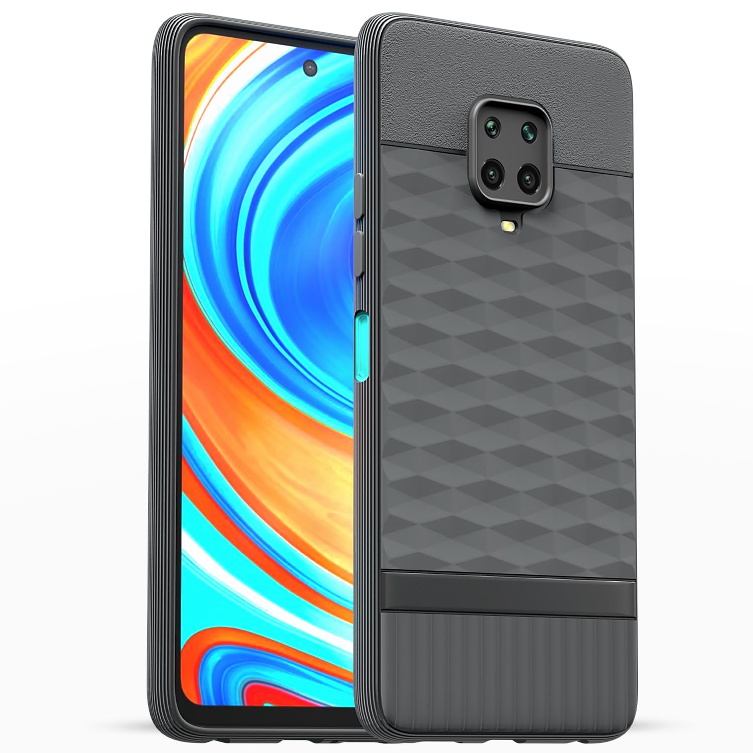 Grey back cover for Redmi Note 10 Lite/Note 9 Pro/Pro Max/Poco M2 Pro – Pikkme
